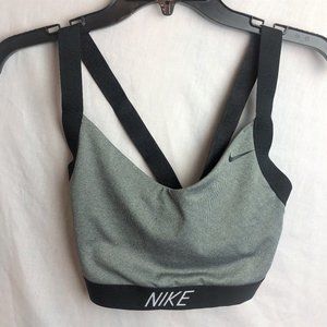 Nike Gray and Black Sports Bra